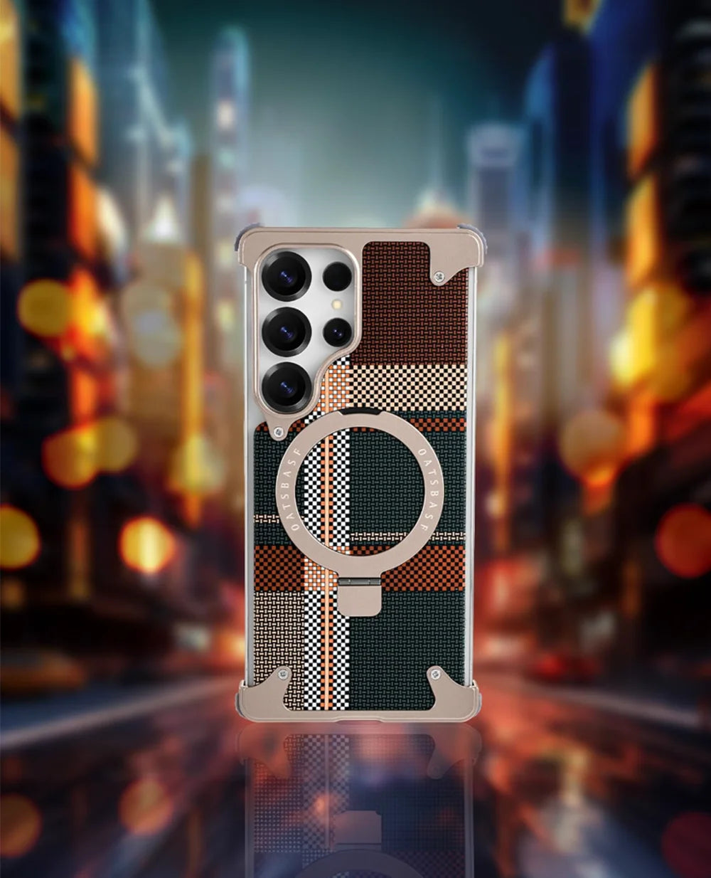 Metal Magsafe Real Aramid Carbon Case - Black