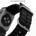 Spacething Ocean Apple Watch Band – 49mm / 45mm Size - Black