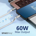 Spacething Neo Link PD 60W C to C Cable - White