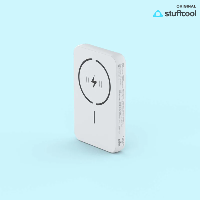 Click 10000mAh Slim Magnetic Wireless Powerbank - Black