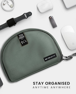 Tech Pouch : The All-in-One Waterproof Travel Organizer - Fossil Grey