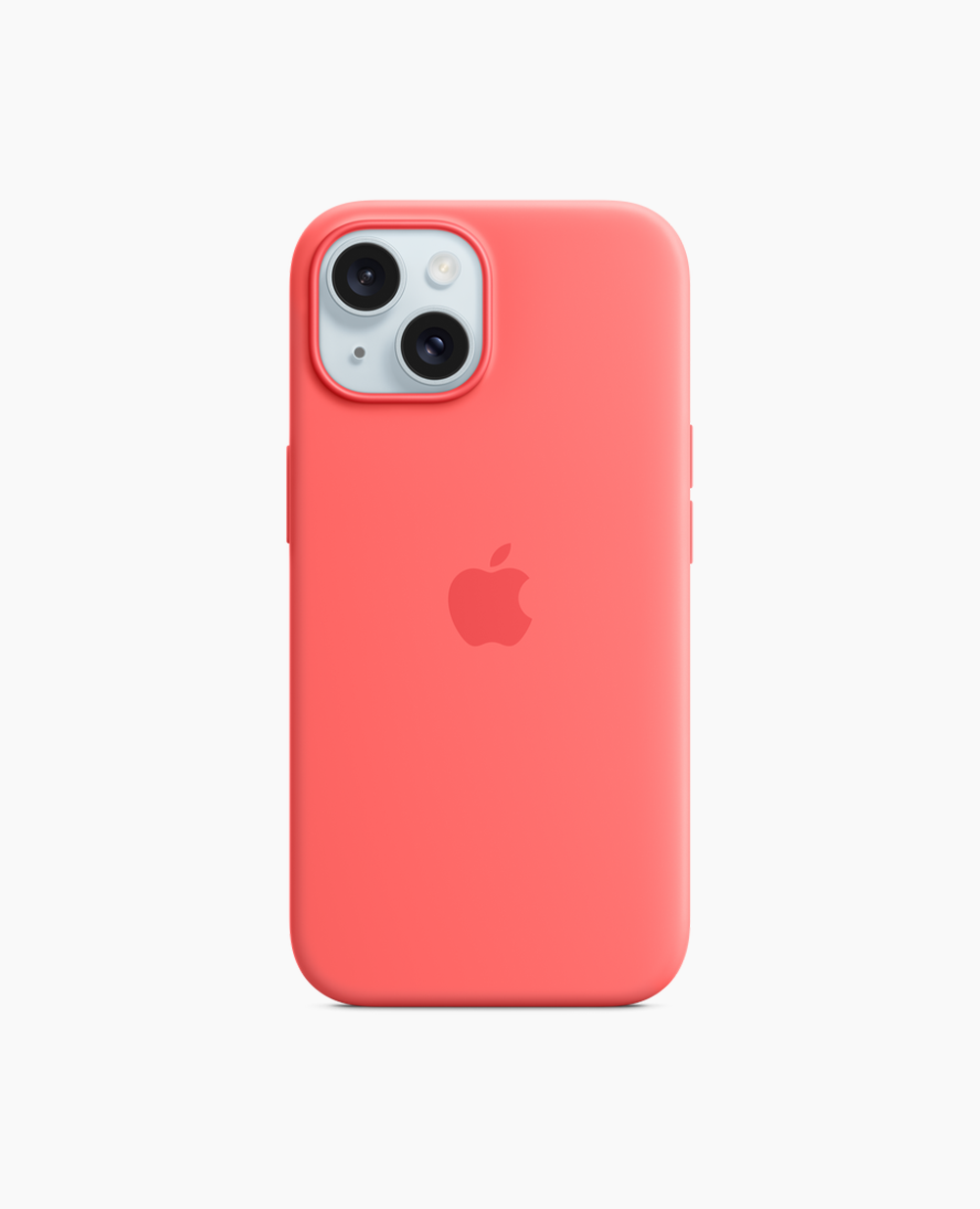 Apple Silicone Case with MagSafe - Guava iPhone 15
