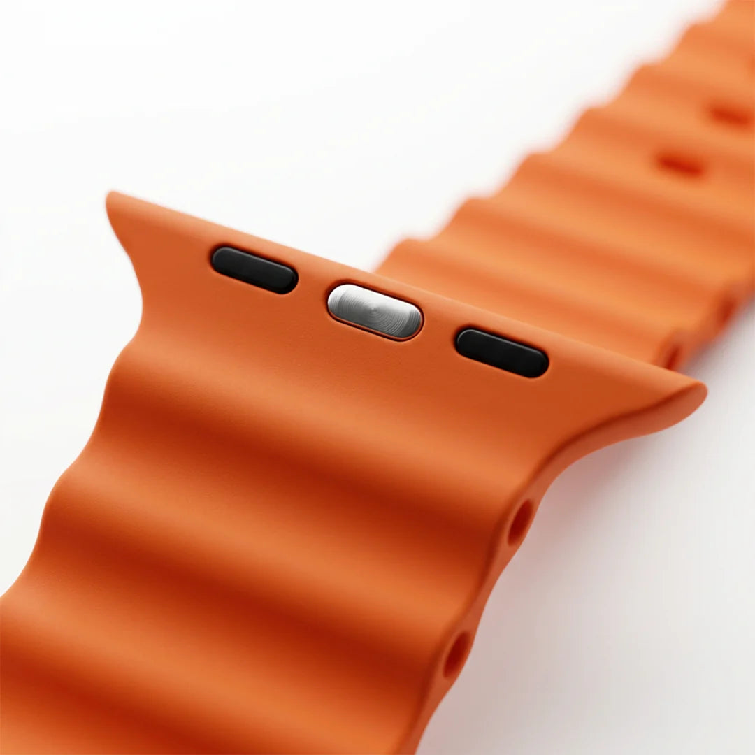 Spacething Ocean Apple Watch Band – 49mm / 45mm Size - Orange