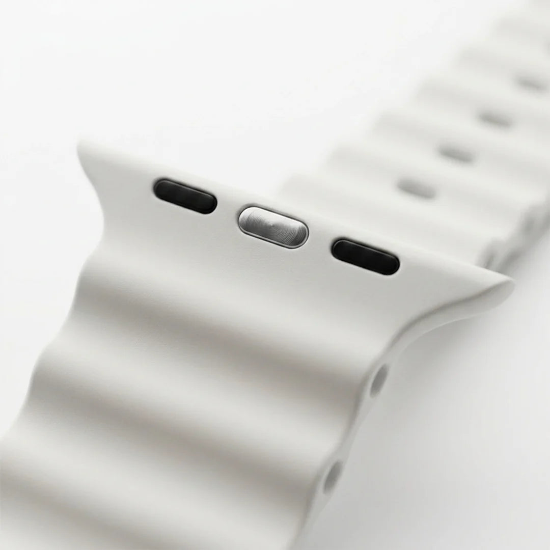 Spacething Ocean Apple Watch Band – 49mm / 45mm Size - White
