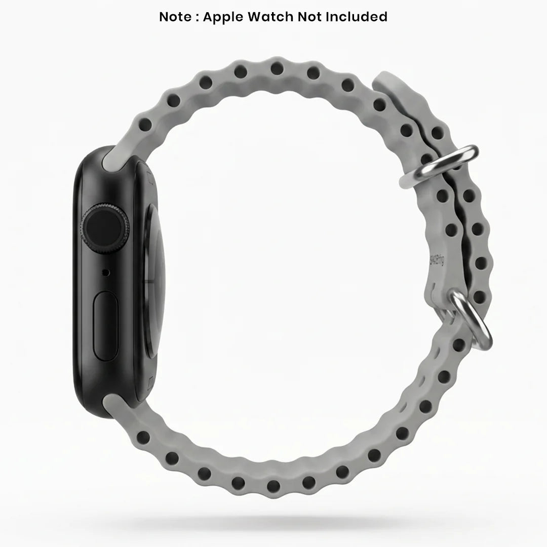 Spacething Ocean Apple Watch Band – 49mm / 45mm Size - Grey