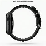 Spacething Ocean Apple Watch Band – 49mm / 45mm Size - Black