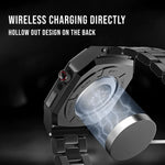 44/45MM Black Luxury Edition Case- Stainless Steel Strap