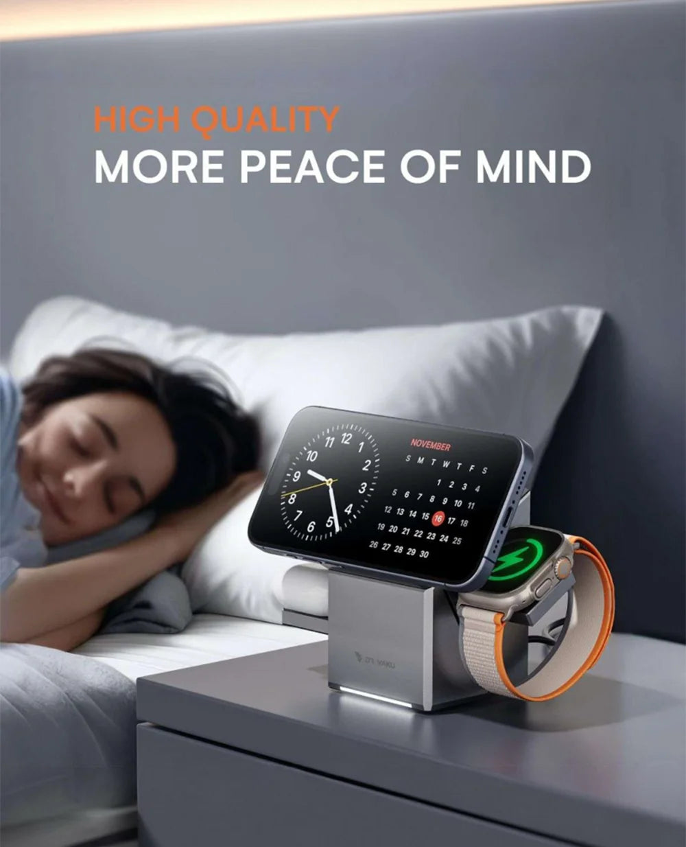 Auto Rotatable 3-in-1 Wireless Charging Station