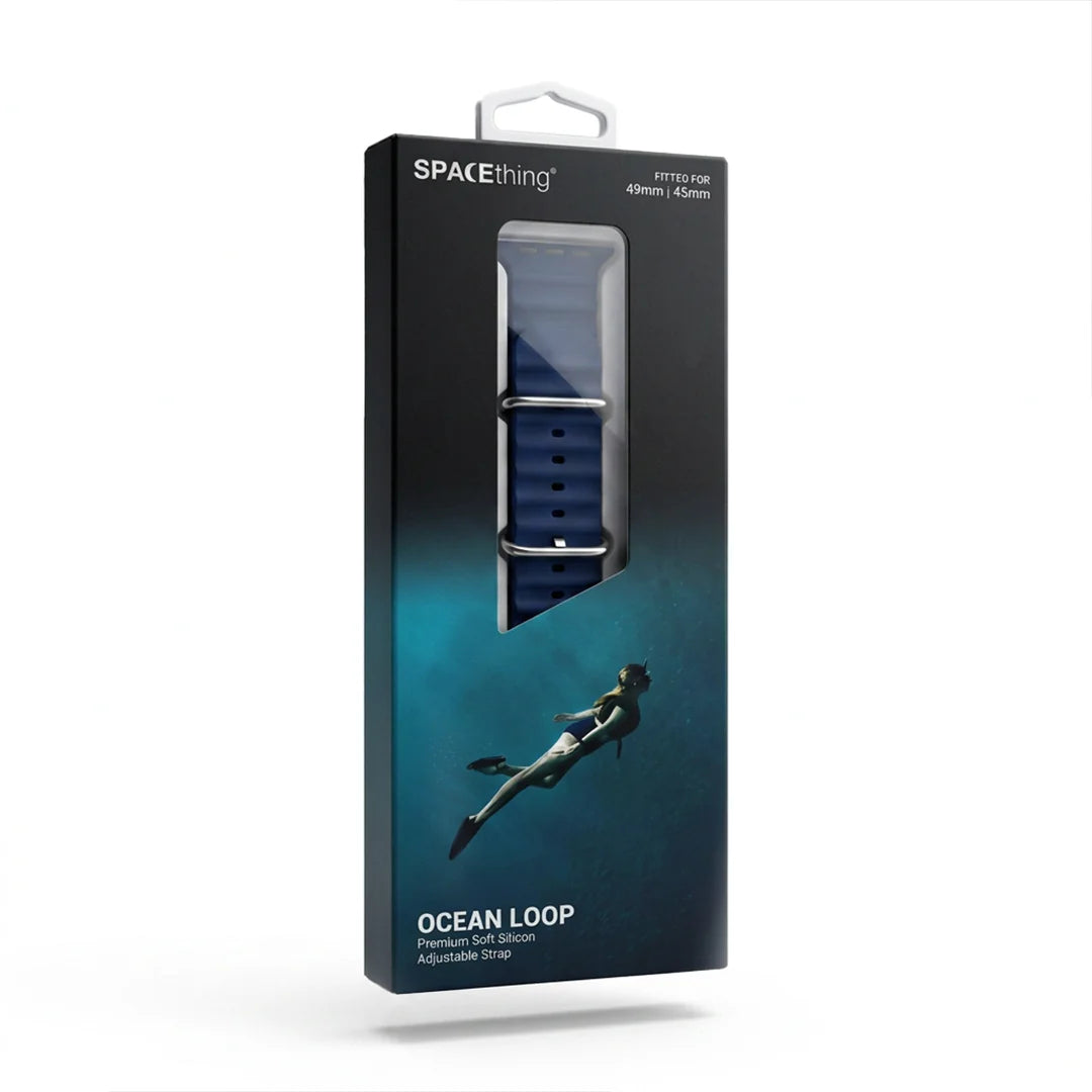 Spacething Ocean Apple Watch Band – 49mm / 45mm Size - Blue