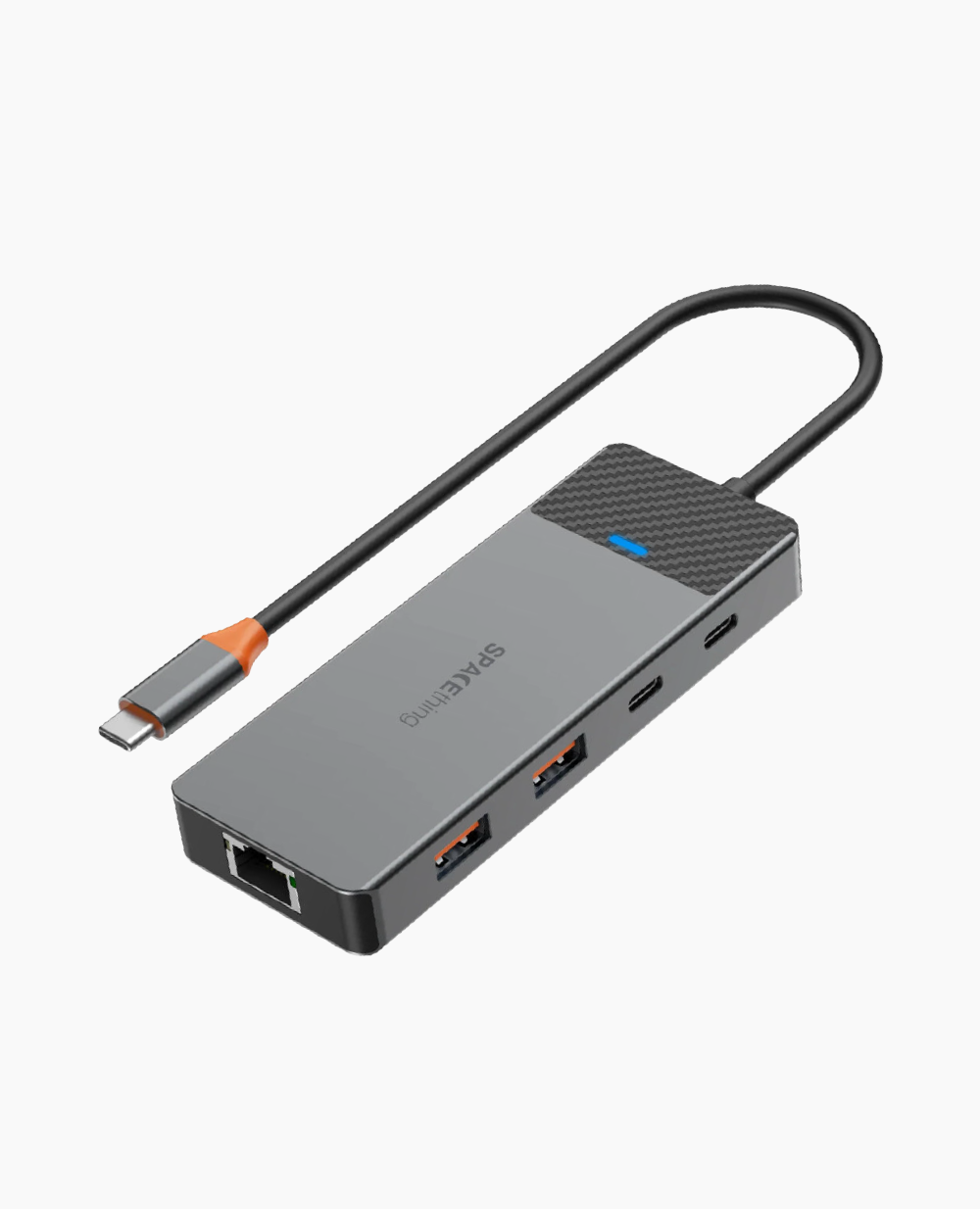 Spacething Linker 9-in-1 USB-C Hub – Grey