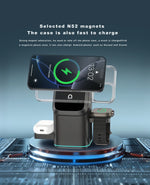 Auto Rotatable 3-in-1 Wireless Charging Station