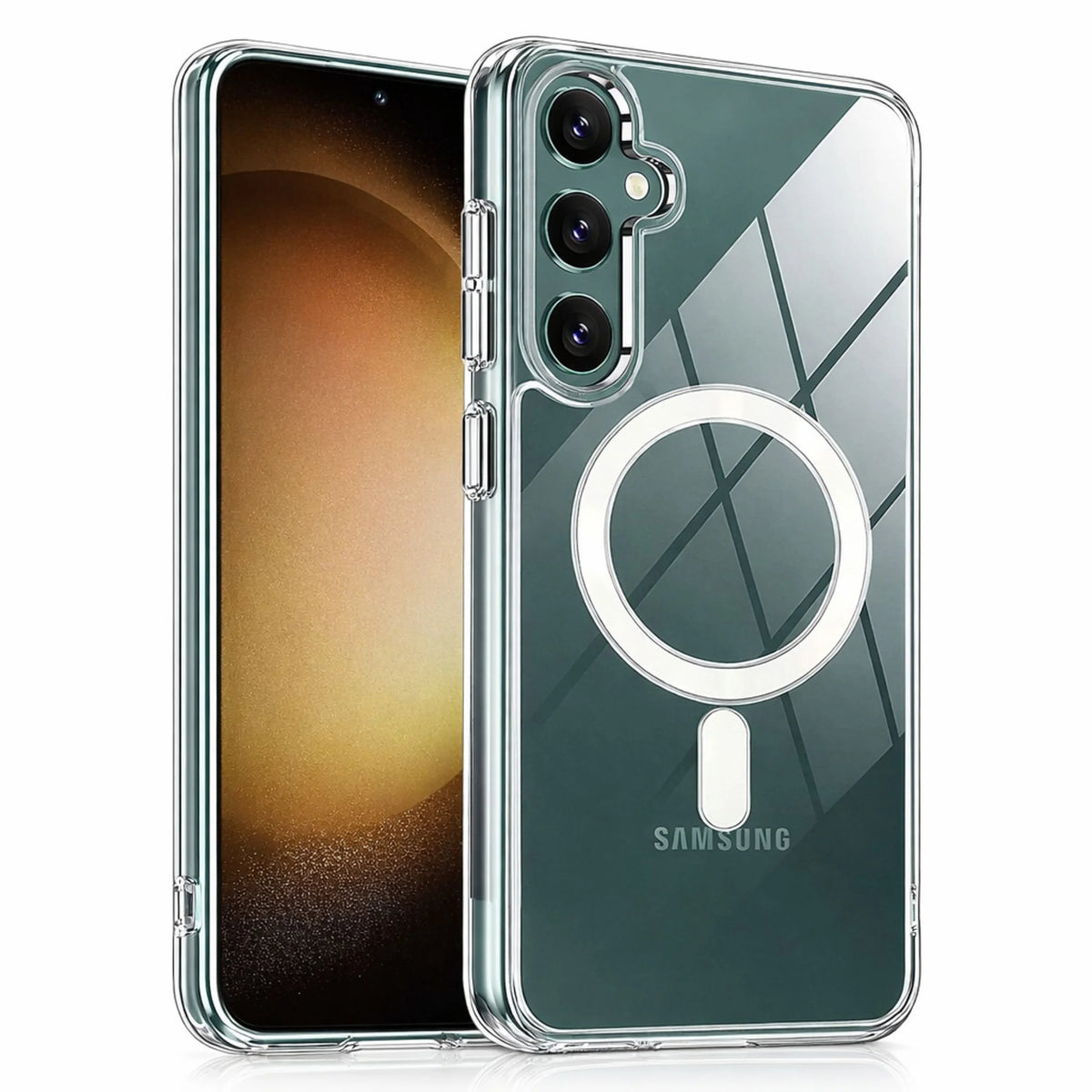 Spacething Samsung Galaxy S25 Plus Minimal MagSafe Case - Clear