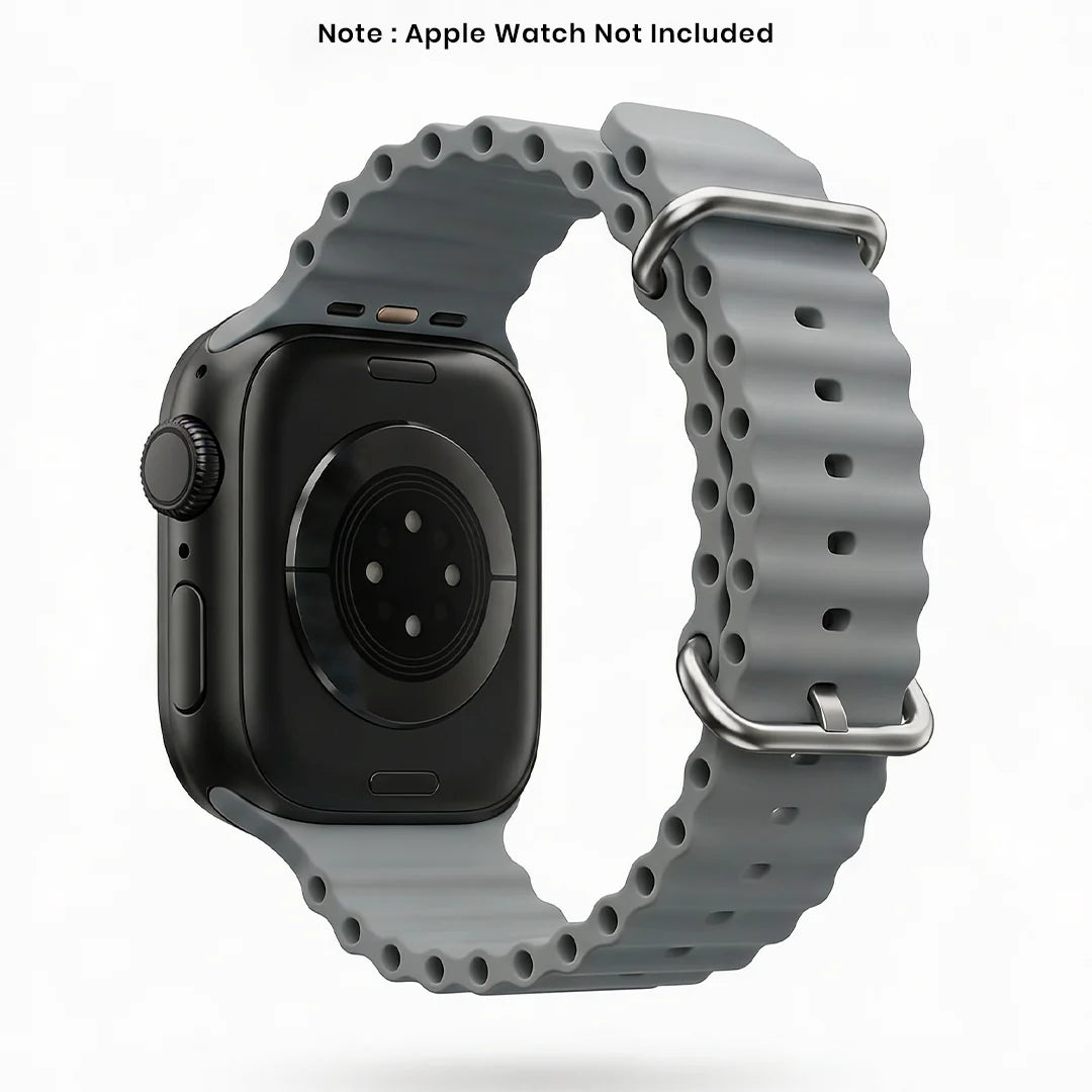 Spacething Ocean Apple Watch Band – 49mm / 45mm Size - Grey