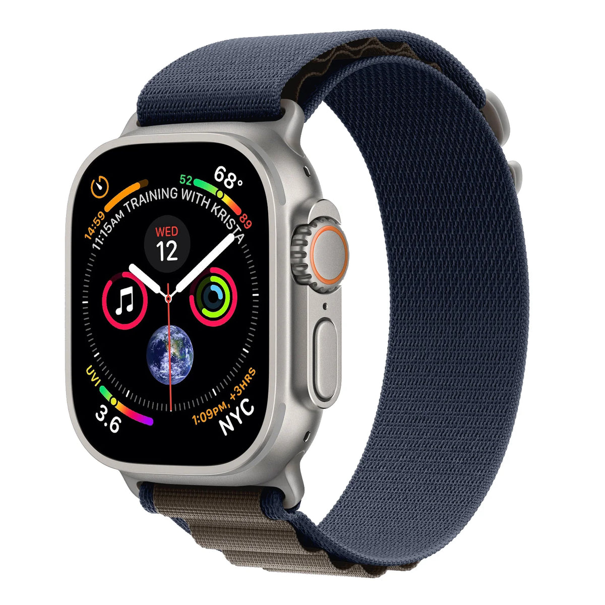 Spacething Adventure Loop Apple Watch Band – 49mm / 45mm Size Blue