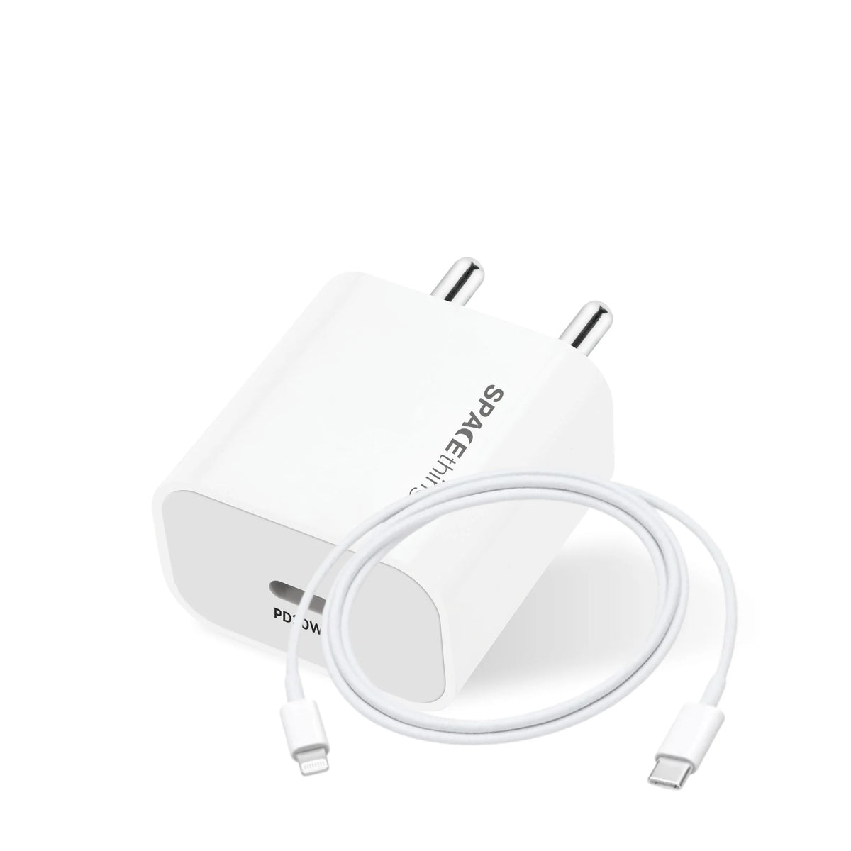 Spacething 20W Cube Mini Plus Wall Charger Colour - White