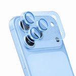 Spacething Titan PVD Gold-Plated Lens Protector (3D Texture Plating) -Light Blue iPhone 18 Pro Max