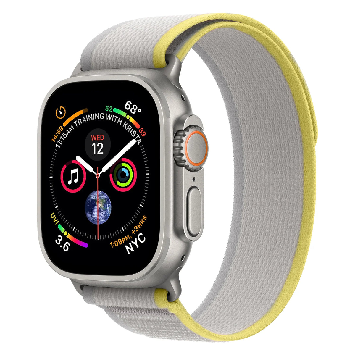 Spacething Athletic Loop Apple Watch Band - 41/40mm Yellow/Rise