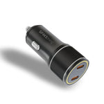 Spacething Orbis 90W Dual Type - C Car Charger - Black
