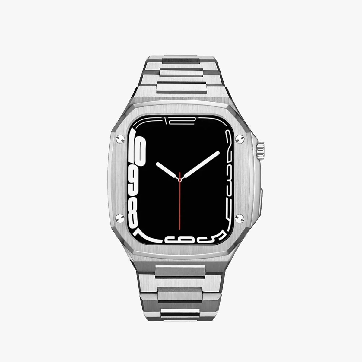 45MM Silver Luxury Edition Case- Stainless Steel Strap