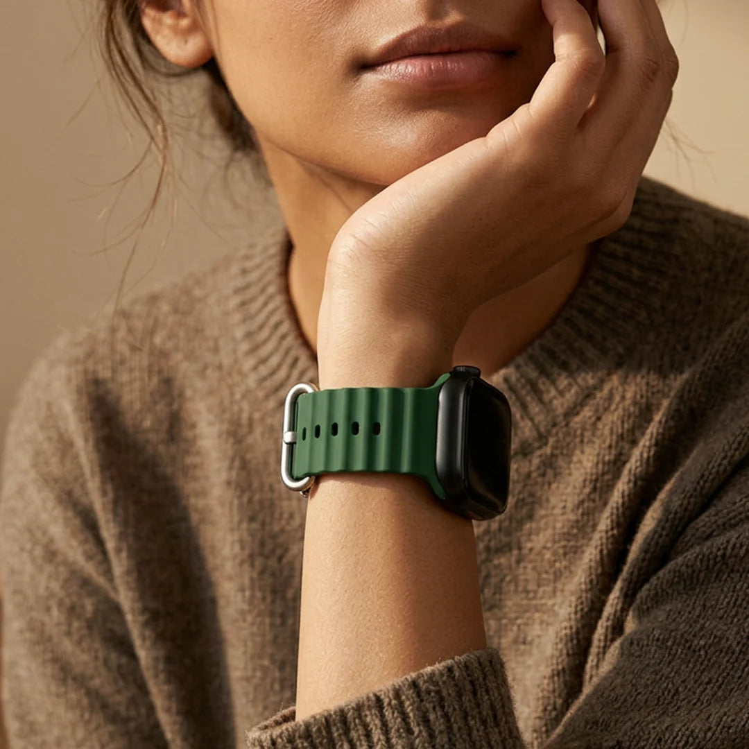 Spacething Ocean Apple Watch Band – 49mm / 45mm Size - Green
