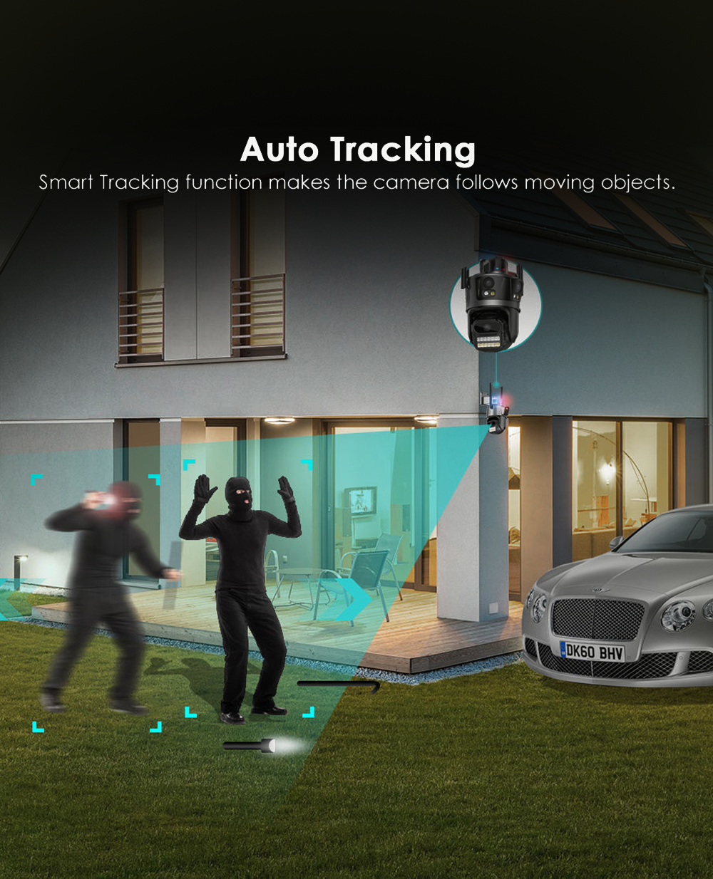 360° Wifi Smart Dual Lens CCTV