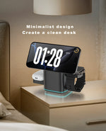 Auto Rotatable 3-in-1 Wireless Charging Station