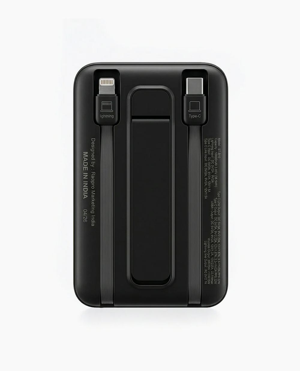 Spacething Vista MagSafe Power Bank 10000mAh - Black