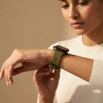 Spacething Ocean Apple Watch Band – 49mm / 45mm Size - Olive Black