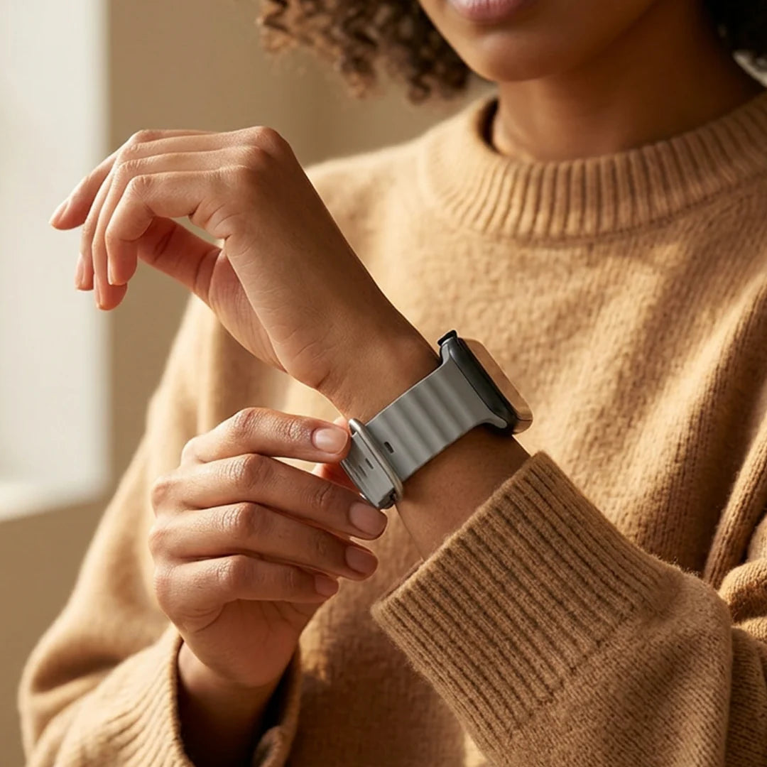 Spacething Ocean Apple Watch Band – 49mm / 45mm Size - Grey