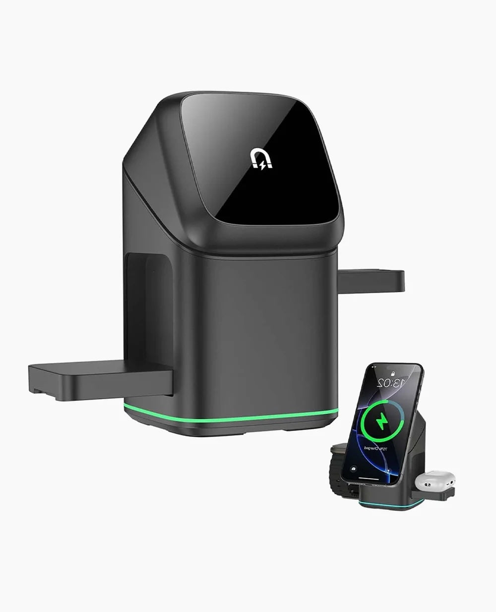 Auto Rotatable 3-in-1 Wireless Charging Station