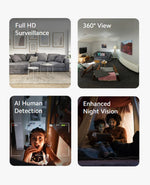 360° Home Security Camera 2K