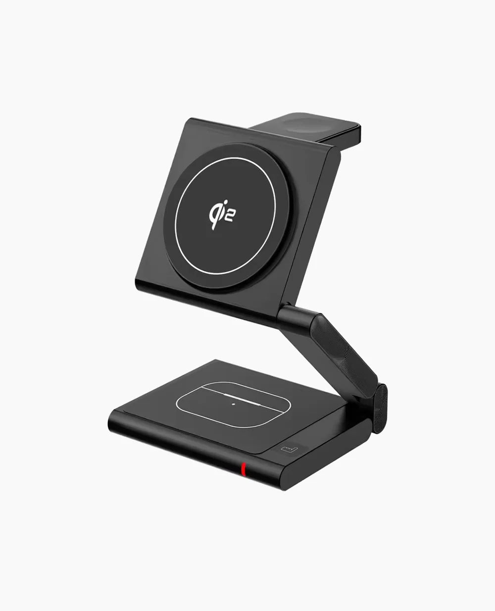 4-In-1Foldable Qi2-Certified Magsafe-Compatible Wireless Charger