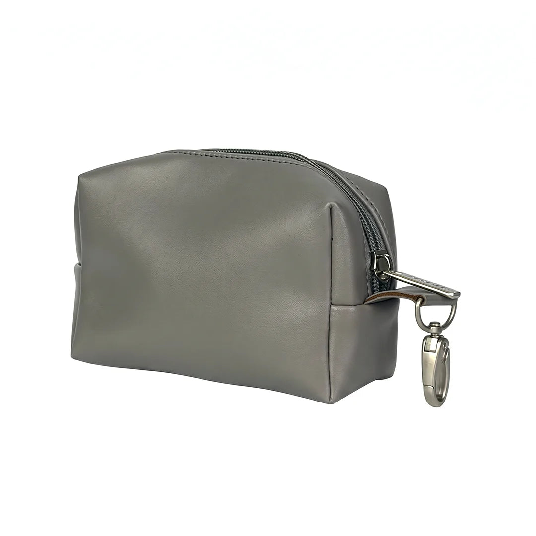 Spacething Helios Leather Laptop Bag With Free Tech Organiser Pouch | 13-14" Inches - Grey