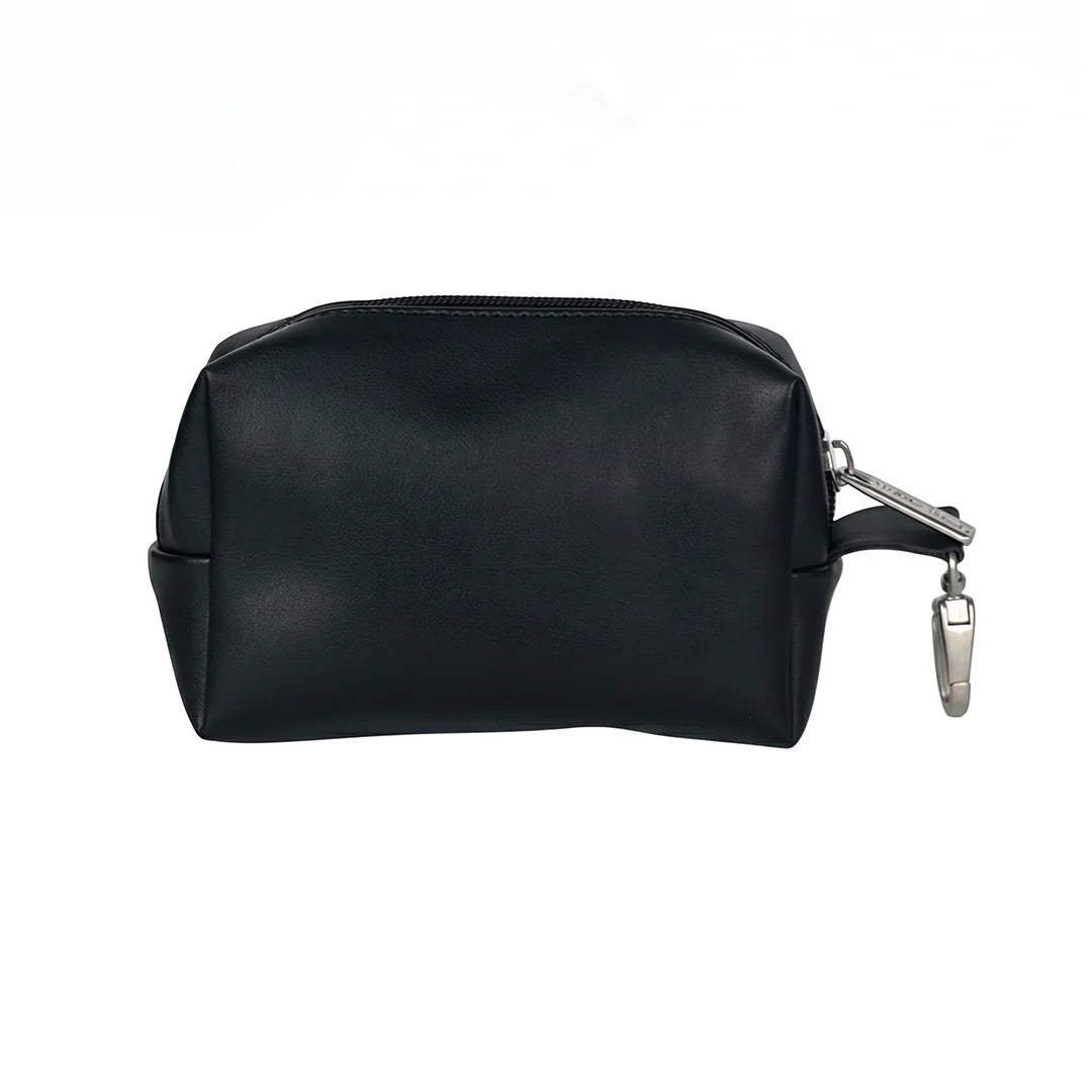 Spacething Helios Leather Laptop Bag With Free Tech Organiser Pouch | 15-16" Inches - Black