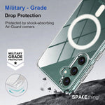 Spacething Samsung Galaxy S25 Plus Minimal MagSafe Case - Clear