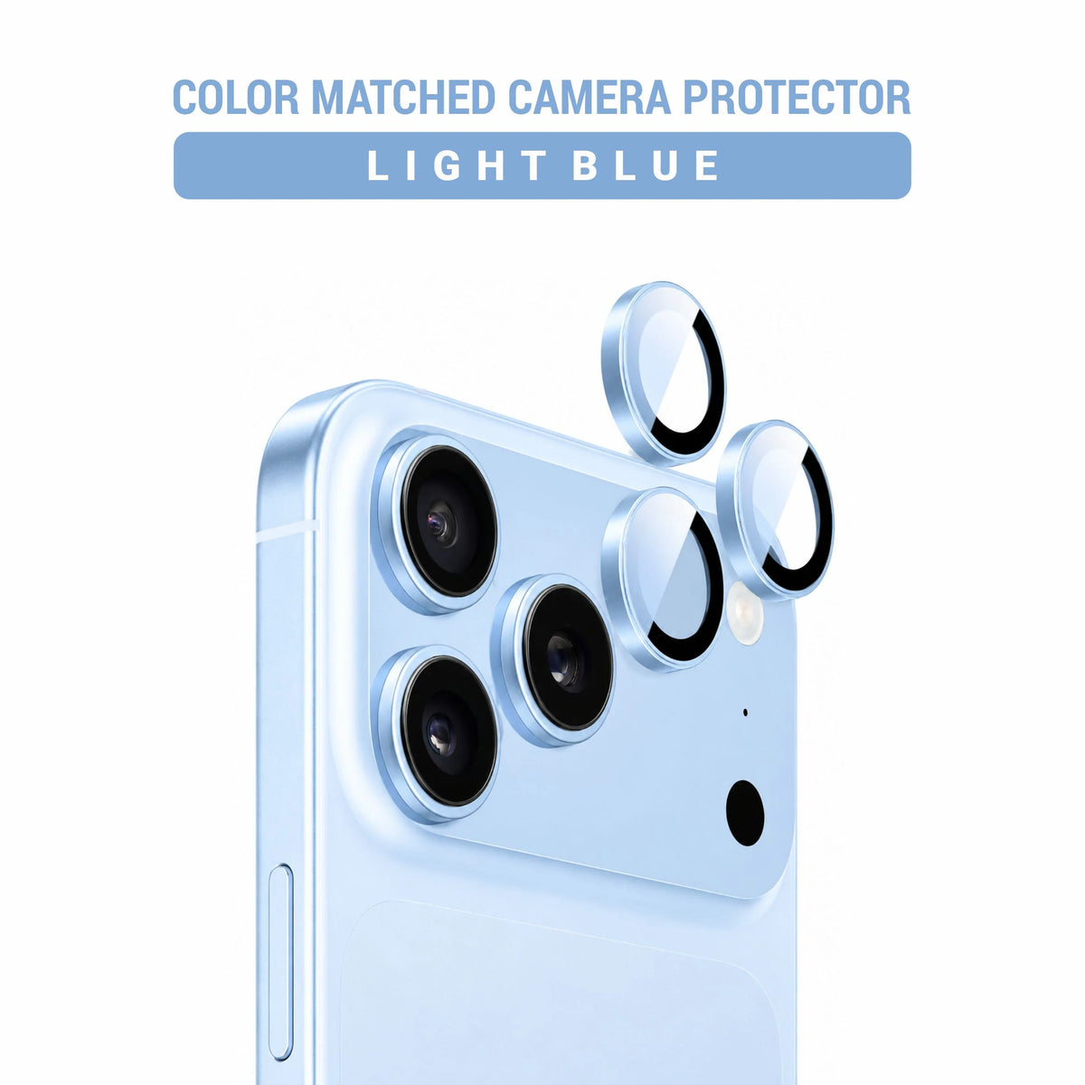 Spacething Titan Camera Lens - Light Blue iPhone 18 Pro Max