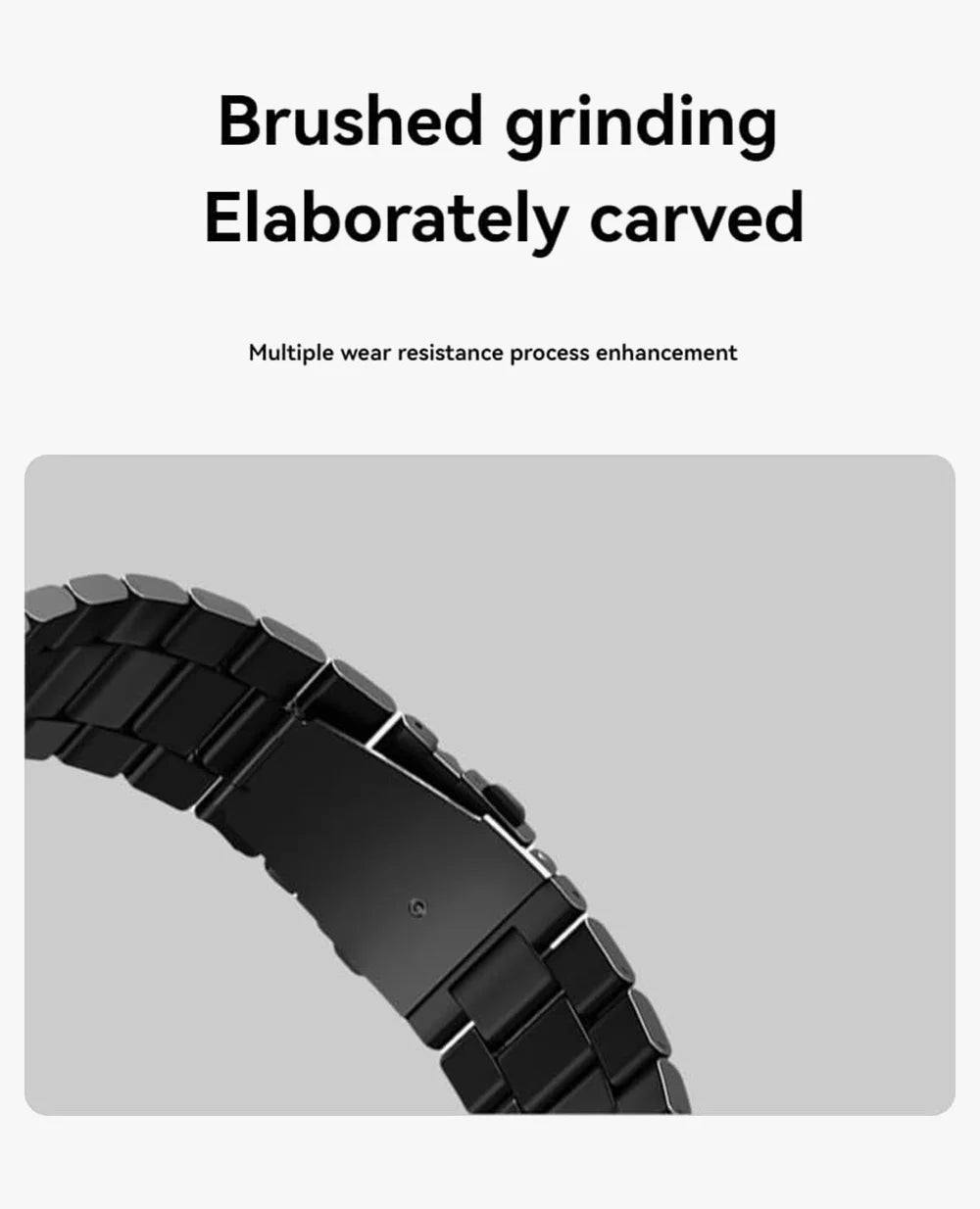 Black Luxury Edition Case- Stainless Steel Strap 46 MM