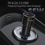 Spacething Speed Pro 55W Max Car Charger - Black