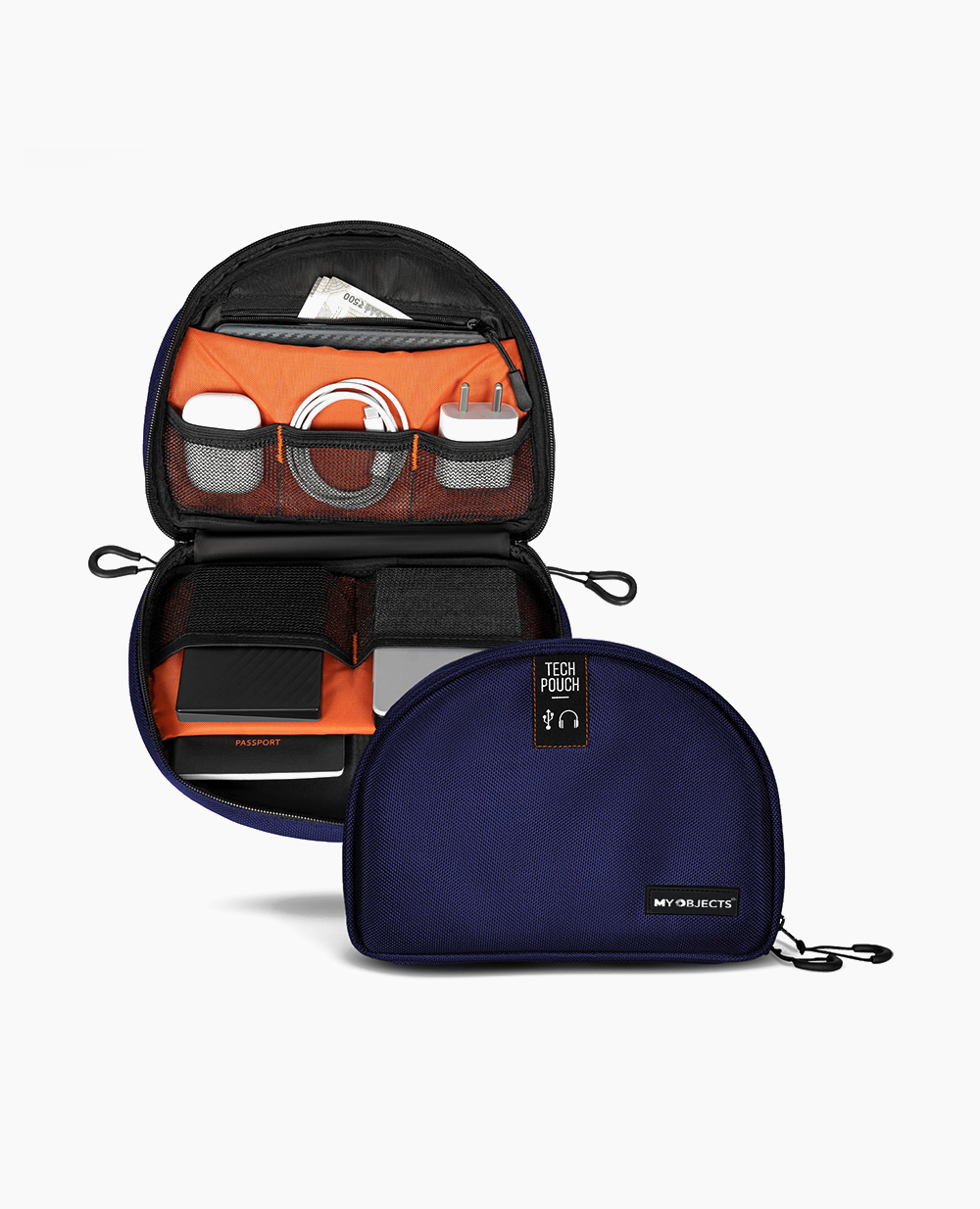 Tech Pouch : The All-in-One Waterproof Travel Organizer - Navy Blue
