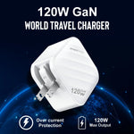 Spacething 120W Explorer Pro World Travel Adapter Colour - White