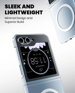 Anti-Yellow Magsafe Clear Case Samsung Z Flip 5