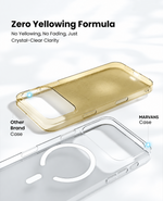 Anti-Yellow Magsafe Clear Case iPhone 17 Pro Max