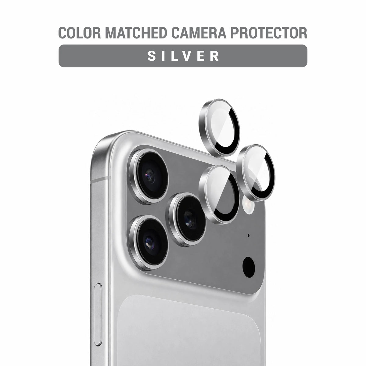 Spacething Titan Camera Lens - Silver iPhone 18 Pro