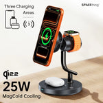 Spacething Mag Fusion 3-in-1 Wireless Charger - Black