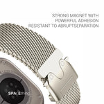 Spacething Milanese Loop Watch Strap | 49/46/45mm Silver