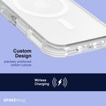Spacething Helix MagClick Stand Case for iPhone 17 - Silver
