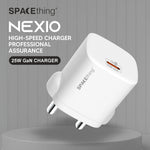 Spacething Nexio 25W GAN Type C Wall Charger - White