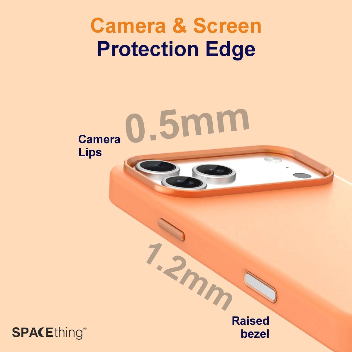 Spacething Smoothie MagSafe Case iPhone 17 Pro – Orange