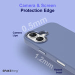 Spacething Smoothie Silicone Case for iPhone 17 - Blue