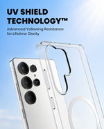 Anti-Yellow Magsafe Clear Case - S25 Ultra